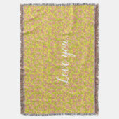 Blossom Haze スローブランケット (正面縦)