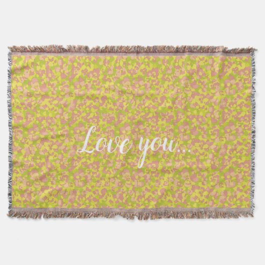 Blossom Haze スローブランケット (正面)