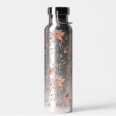Blossom Hydration - Personalized Boho Floral ウォーターボトル (左面)