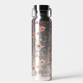 Blossom Hydration - Personalized Boho Floral ウォーターボトル
