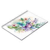 Blossom Journal Notebook for Reflection & Growth ノートブック (左側)