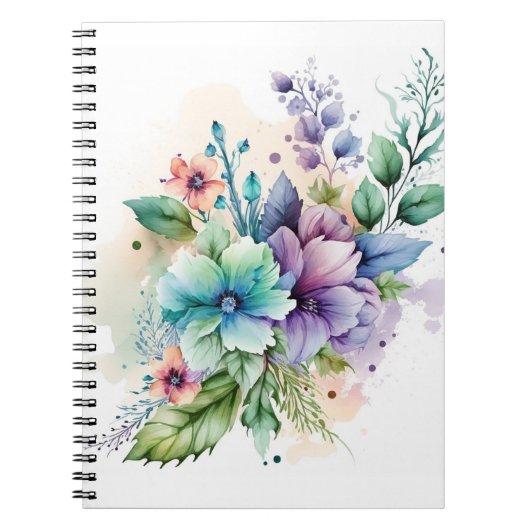 Blossom Journal Notebook for Reflection & Growth ノートブック (正面)