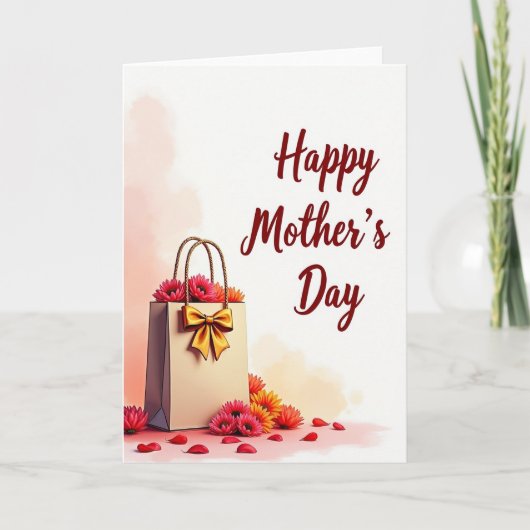 Blossom Mothers Day Gift Card カード (正面)