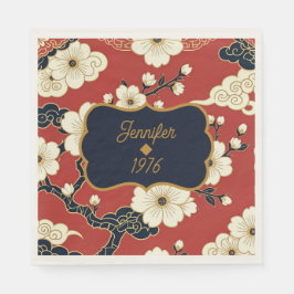 Blossom Nouveau | 高級フラワーオーダーメイド スタンダードランチョンナプキン