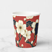 Blossom Nouveau | Elegant Floral Custom 紙コップ (右)