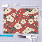 Blossom Nouveau | Elegant Floral Design 薄葉紙 (クラフト)