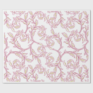 "Blossom Paisley" エレガントなフラワーギフト包装 ラッピングペーパー