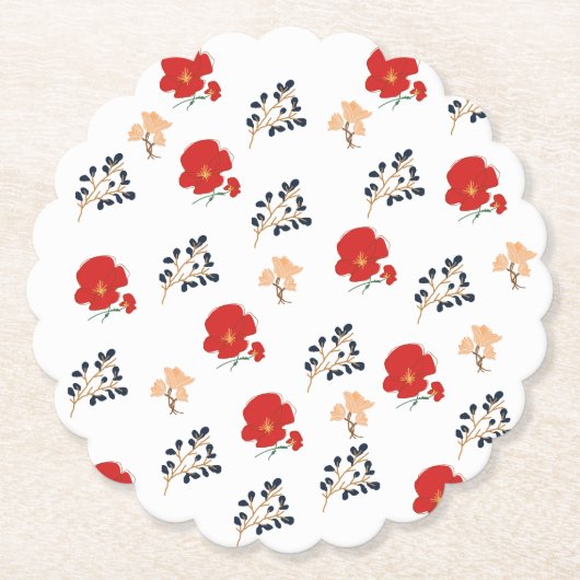 Blossom Paper Napkins ペーパーコースター (正面)