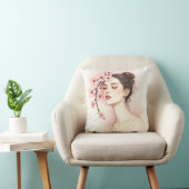 Blossom Serenity – Feminine Floral クッション (椅子)