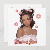 Blossom & Shine 招待状 (正面/裏面)
