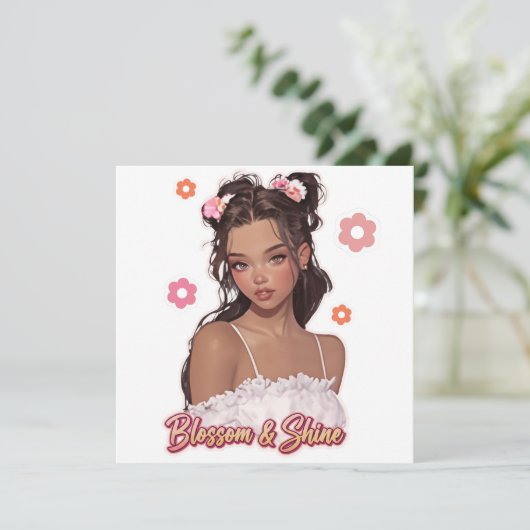 Blossom & Shine 招待状 (スタンド正面)