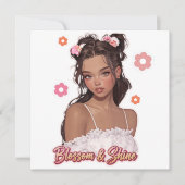 Blossom & Shine 招待状 (正面)