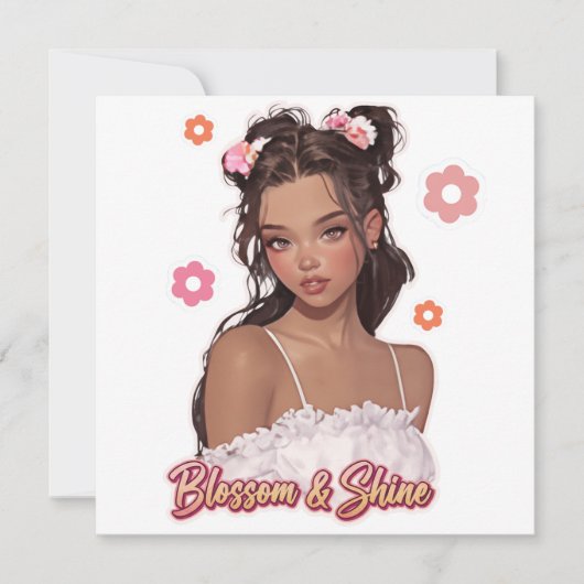 Blossom & Shine 招待状 (正面)