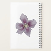 Blossom Thoughts – ピンクのフローラ ノートブック (裏面)