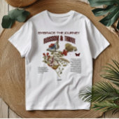 Blossom & Thrive: Embrace the Journey 親友 トライブレンドTシャツ
