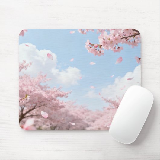 Blossoming Cherry Mouse Pad マウスパッド (マウス)