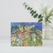 Blossoming Chestnut Branchesバイヴィンセントヴァンゴッホ ポストカード (スタンド正面)