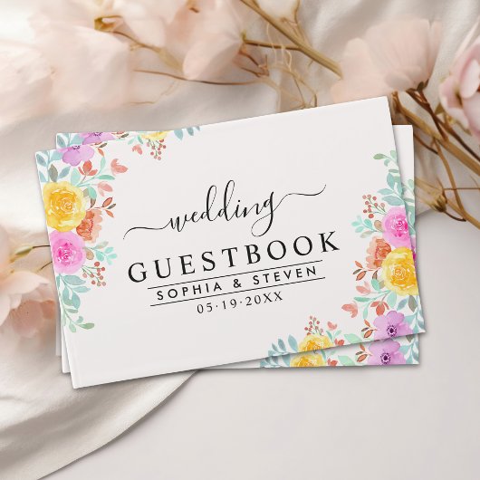 Blossoming Love – A Spring Floral Wedding ゲストブック