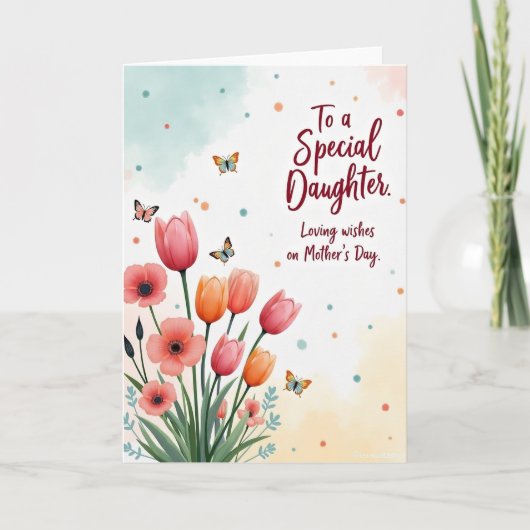 Blossoming Mothers Day Love Card カード (正面)
