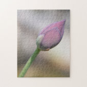 "Blossoming Solitude" A single Pink Lilly ジグソーパズル (縦)