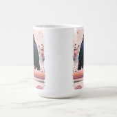 BlossomRaven in Tropical Garden コーヒーマグカップ (中央)