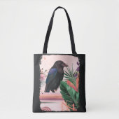 BlossomRaven in Tropical Garden トートバッグ (正面)