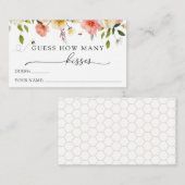 Blossoms and Bees Guess How Many Kisses  エンクロージャーカード (正面/裏面)