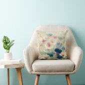 Blossoms in Bloom – Soft Pastel Botanical Art #1 クッション (椅子)