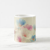 Blossoms in Bloom – Soft Pastel Botanical Art #1 コーヒーマグカップ (中央)