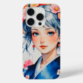 Blossoms in Blue Kimono Case-Mate iPhoneケース (裏面)