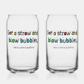 Blow Bubbles Glass ガラス缶 (正面)