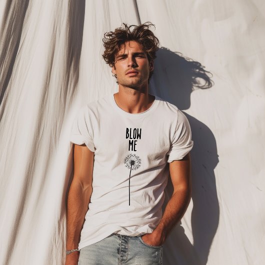 Blow Me Dandelion Tシャツ