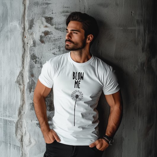 Blow Me Dandelion Tシャツ