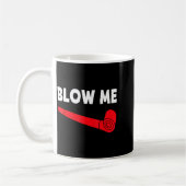 Blow Me Funny Couples Tee Valentine's Day Couple M コーヒーマグカップ (左)