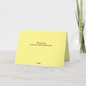 Blowing in the Wind Card カード (裏面)