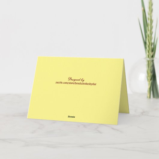 Blowing in the Wind Card カード (裏面)