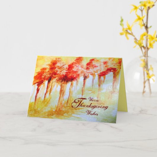Blowing in the Wind Card カード (黄色い花)