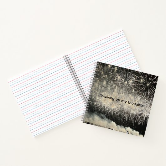 Blowing up my thoughts Journal ノートブック (内部)