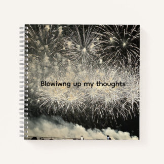 Blowing up my thoughts Journal ノートブック