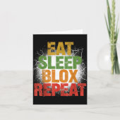 Blox Gaming _ Eat Sleep Blox Repeat _ Kids Gaming カード (正面)