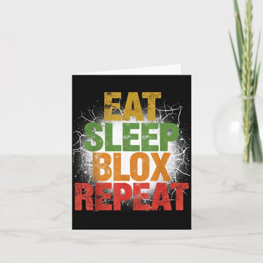 Blox Gaming _ Eat Sleep Blox Repeat _ Kids Gaming  カード (正面)
