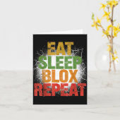 Blox Gaming _ Eat Sleep Blox Repeat _ Kids Gaming  カード (黄色い花)