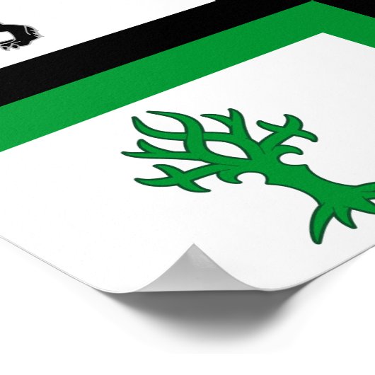 Bloxwich Flag ポスター (角)