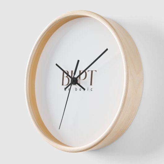 BLPTロゴクロック 壁時計 (傾斜)