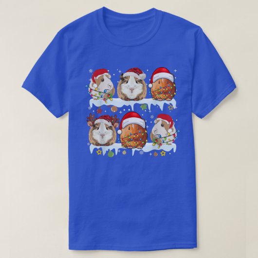 BLr1サンタギニア素晴らしクリスマスメリークリスマスグイン Tシャツ (デザイン正面)