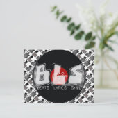 BLSビート歌詞スキルヒップホップ ポストカード (スタンド正面)