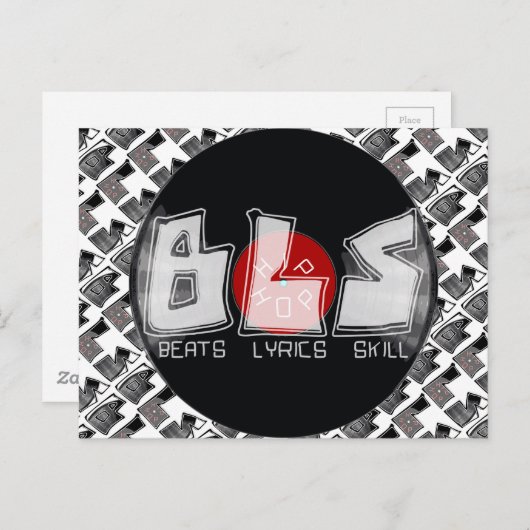 BLSビート歌詞スキルヒップホップ ポストカード (正面/裏面)