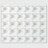BLT HTMLのおもしろいなギークサンドイッチ ラッピングペーパー (フラット)