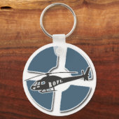 Bluカッターキーチェーン キーホルダー (正面)