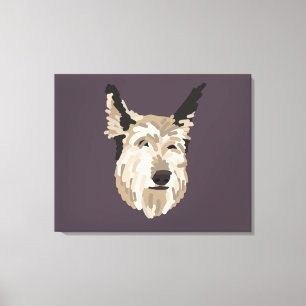 Bluポートレートキャンバスアート – 背景 キャンバスプリント